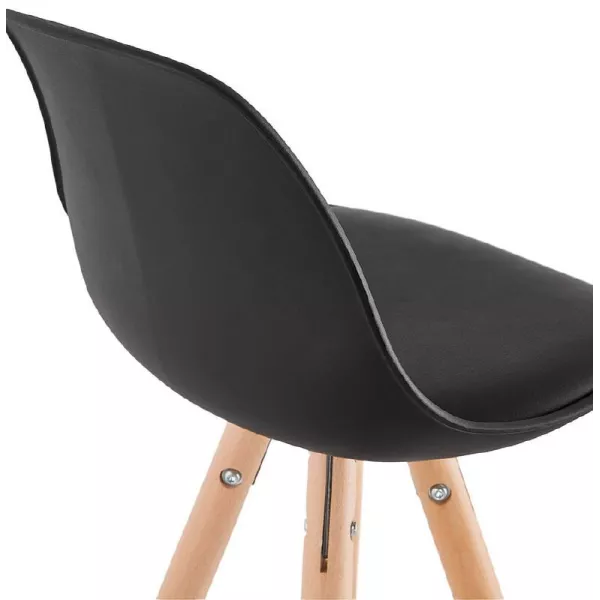 Barstool design Scandinavian OCTAVE (black) - image 37464