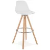 OCTAVE Scandinavian design bar stool (white) - image 37470