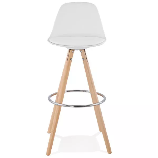 OCTAVE Scandinavian design bar stool (white) - image 37471