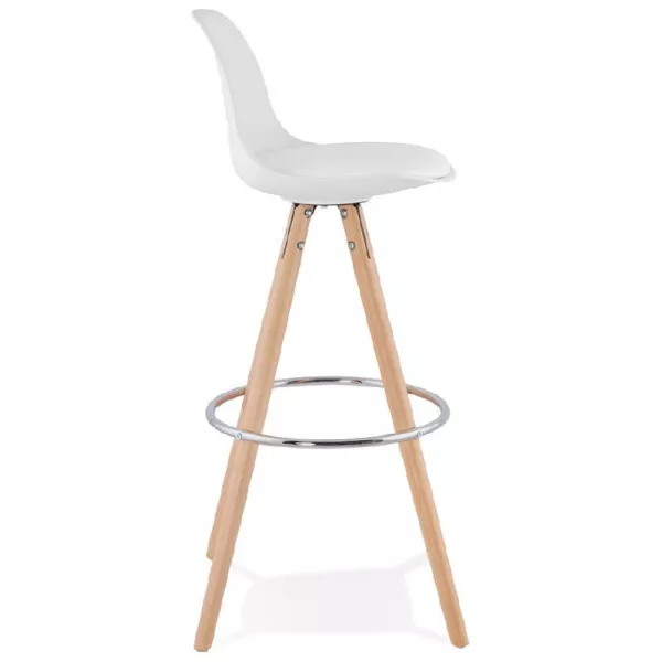 OCTAVE Scandinavian design bar stool (white) - image 37472