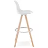 OCTAVE Scandinavian design bar stool (white) - image 37472