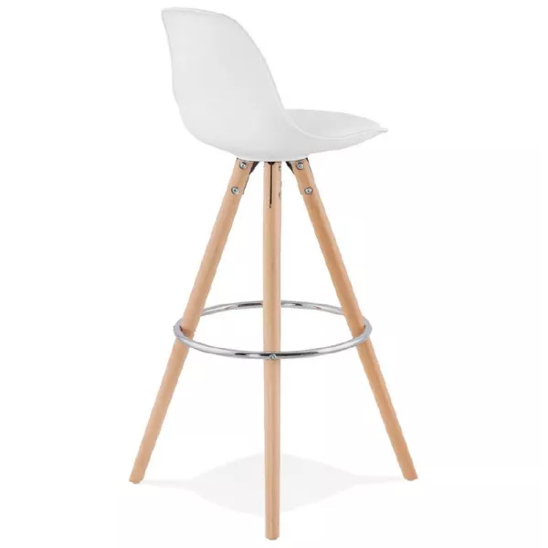 OCTAVE Scandinavian design bar stool (white) - image 37473