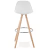 OCTAVE Scandinavian design bar stool (white) - image 37474