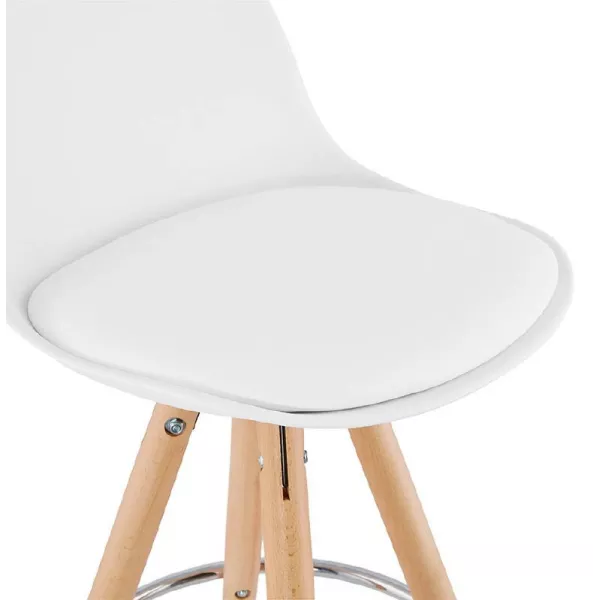 OCTAVE Scandinavian design bar stool (white) - image 37476