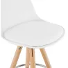 OCTAVE Scandinavian design bar stool (white) - image 37476