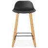 Bar bar halfway up Scandinavian SCARLETT MINI (black) chair stool - image 37499