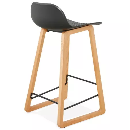 Bar bar halfway up Scandinavian SCARLETT MINI (black) chair stool - image 37501