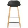 Bar bar halfway up Scandinavian SCARLETT MINI (black) chair stool - image 37502