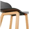 Bar bar halfway up Scandinavian SCARLETT MINI (black) chair stool - image 37503