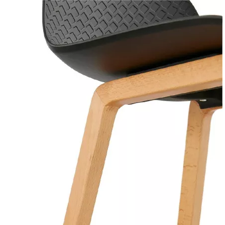 Bar bar halfway up Scandinavian SCARLETT MINI (black) chair stool - image 37504