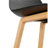 Bar bar halfway up Scandinavian SCARLETT MINI (black) chair stool - image 37504