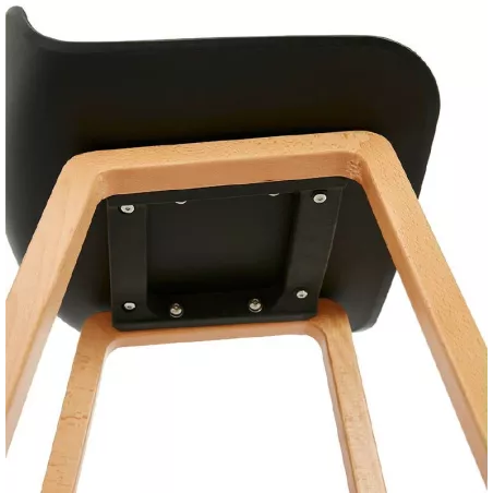 Bar bar halfway up Scandinavian SCARLETT MINI (black) chair stool - image 37505