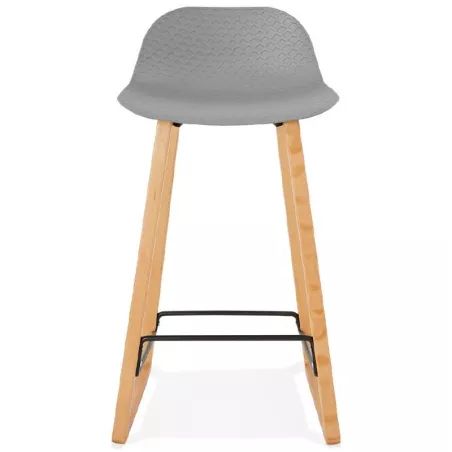 Scandinavian mid-height SCARLETT MINI bar Chair bar stool (light gray) - image 37525