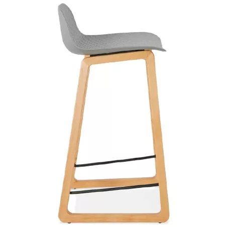 Scandinavian mid-height SCARLETT MINI bar Chair bar stool (light gray) - image 37526