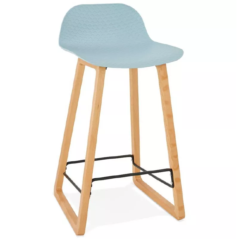 Bar bar halfway up Scandinavian SCARLETT MINI (sky blue) chair stool - image 37538