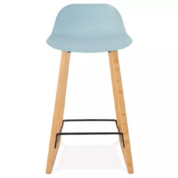 Bar bar halfway up Scandinavian SCARLETT MINI (sky blue) chair stool - image 37539