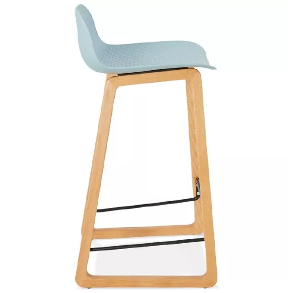 Bar bar halfway up Scandinavian SCARLETT MINI (sky blue) chair stool - image 37540