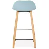 Bar bar halfway up Scandinavian SCARLETT MINI (sky blue) chair stool - image 37542