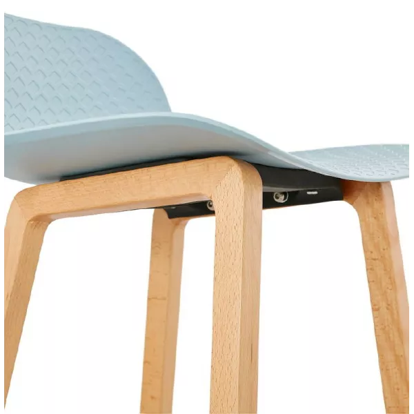 Bar bar halfway up Scandinavian SCARLETT MINI (sky blue) chair stool - image 37545