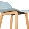 Bar bar halfway up Scandinavian SCARLETT MINI (sky blue) chair stool - image 37545