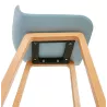 Bar bar halfway up Scandinavian SCARLETT MINI (sky blue) chair stool - image 37547