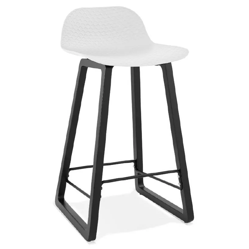 Bar bar halfway up design OBELINE MINI white chair stool