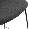 Bar stool barstool stackable design mid-height DOLY MINI fabric (dark gray) - image 37570