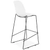 Tabouret de bar chaise de bar industriel empilable JULIETTE (blanc) - image 37595