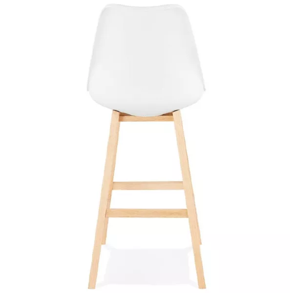 Scandinavian design bar DYLAN Chair bar stool (white) - image 37683