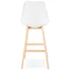 Scandinavian design bar DYLAN Chair bar stool (white) - image 37683