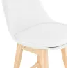 Scandinavian design bar DYLAN Chair bar stool (white) - image 37684