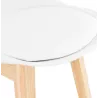 Scandinavian design bar DYLAN Chair bar stool (white) - image 37685