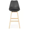 Scandinavian design bar DYLAN Chair bar stool (black) - image 37696