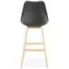 Scandinavian design bar DYLAN Chair bar stool (black) - image 37699