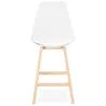 Bar bar Scandinavian design mid-height DYLAN MINI (white) chair stool - image 37748