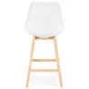 Bar bar Scandinavian design mid-height DYLAN MINI (white) chair stool - image 37751