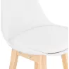 Bar bar Scandinavian design mid-height DYLAN MINI (white) chair stool - image 37752