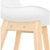 Bar bar Scandinavian design mid-height DYLAN MINI (white) chair stool - image 37755