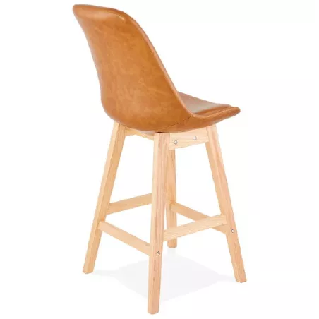 Bar bar halfway up design Sam MINI (light brown) chair stool - image 37789