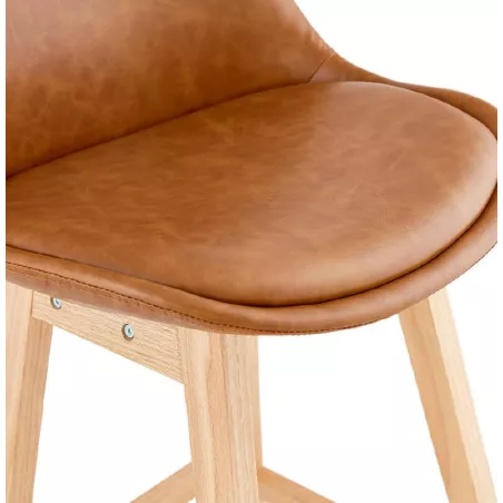 Bar bar halfway up design Sam MINI (light brown) chair stool - image 37791