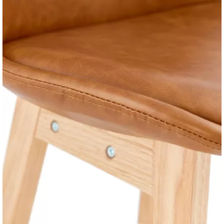 Bar bar halfway up design Sam MINI (light brown) chair stool - image 37793