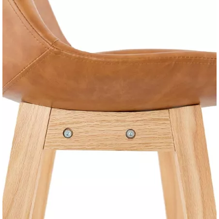 Bar bar halfway up design Sam MINI (light brown) chair stool - image 37797