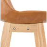 Bar bar halfway up design Sam MINI (light brown) chair stool - image 37797