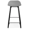 Tabouret de bar chaise de bar mi-hauteur design OBELINE MINI (gris clair) - image 37857