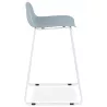 Bar stool barstool design mid-height Ulysses MINI feet (blue) white metal - image 37904