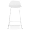 Bar bar design Ulysses (white) white metal legs chair stool - image 37929