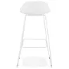 Bar bar design Ulysses (white) white metal legs chair stool - image 37932