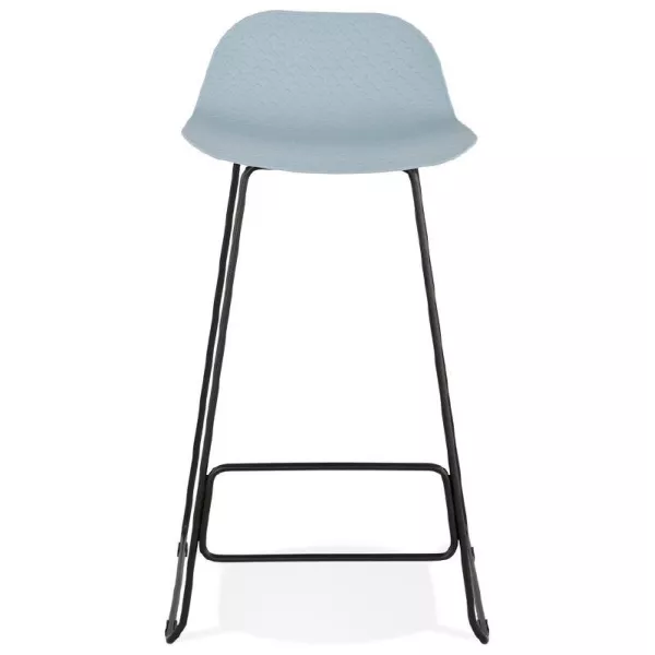 Bar stool design bar Ulysses feet (sky blue) black metal Chair - image 38098