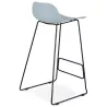 Bar stool design bar Ulysses feet (sky blue) black metal Chair - image 38100