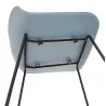 Bar stool design bar Ulysses feet (sky blue) black metal Chair - image 38105